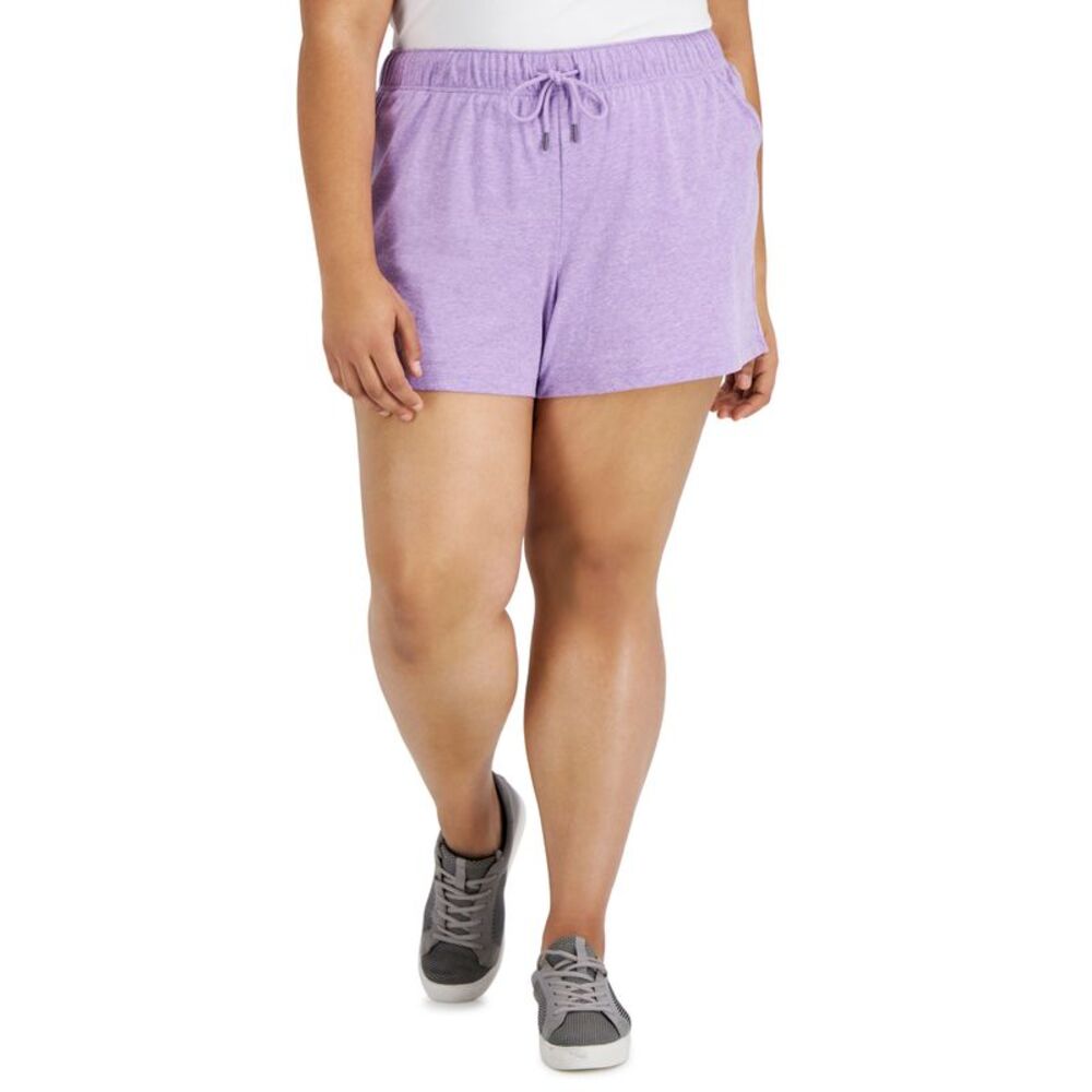 ID Ideology Plus Size Retro Recycled Drawstring Shorts